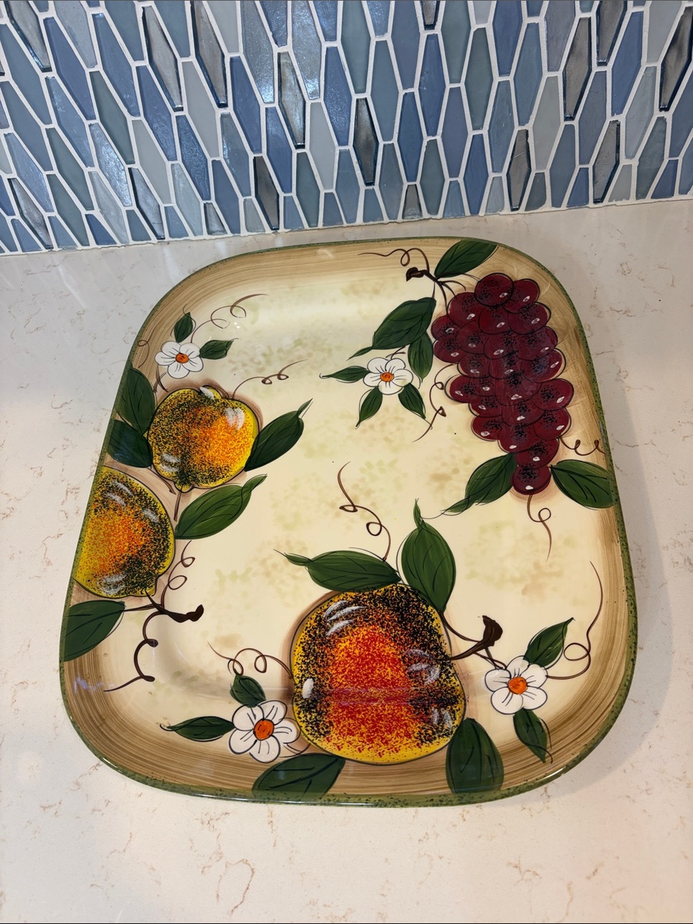 Decorative Fruit Serving Platter